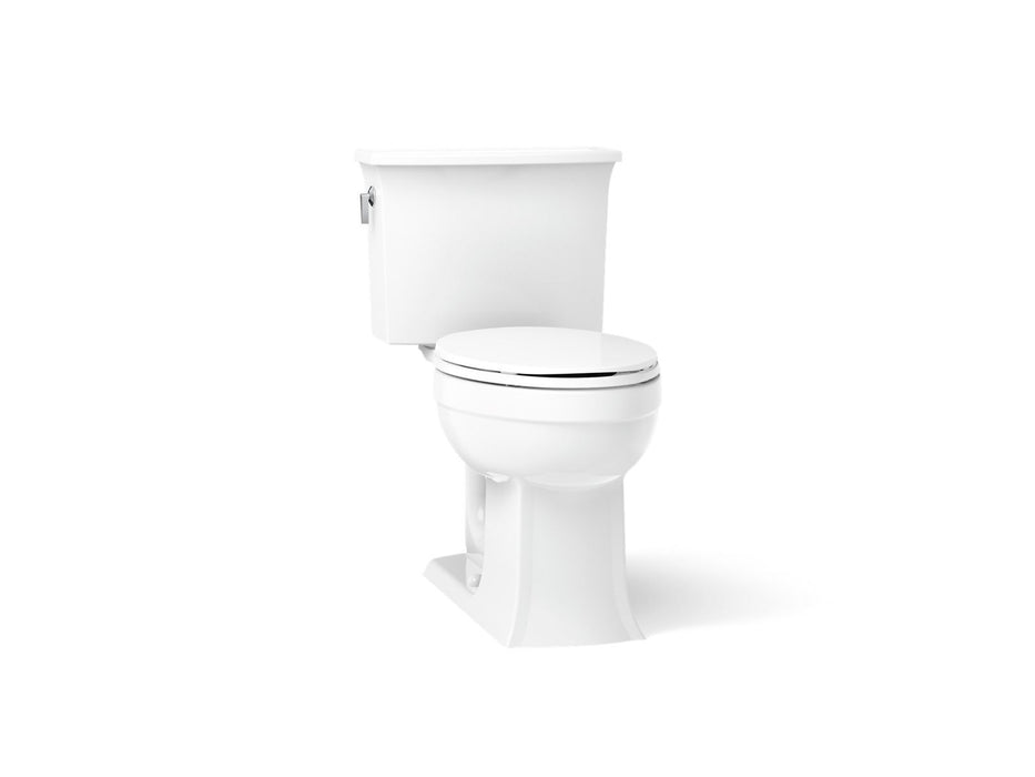KOHLER K-3551 Archer Two-piece Elongated Toilet, 1.28 GPF, white
