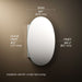 3/4 view of product with dimensions