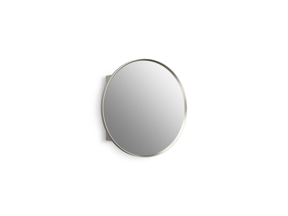 KOHLER K-35572 Verdera 24" round framed medicine cabinet, brushed nickel