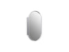 KOHLER K-35573 Verdera 15" x 30" capsule framed medicine cabinet, polished chrome