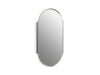 KOHLER K-35574 Verdera 20" x 40" capsule framed medicine cabinet, brushed nickel