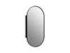 KOHLER K-35574 Verdera 20" x 40" capsule framed medicine cabinet, matte black