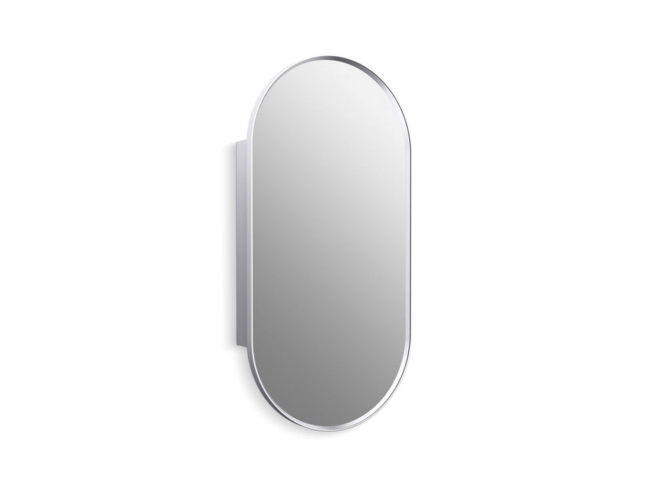 KOHLER K-35574 Verdera 20" x 40" capsule framed medicine cabinet, polished chrome