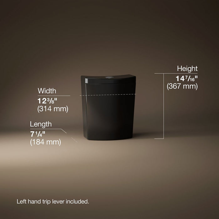 KOHLER K-3569 Persuade Curv Toilet tank, dual-flush, black black - view 5