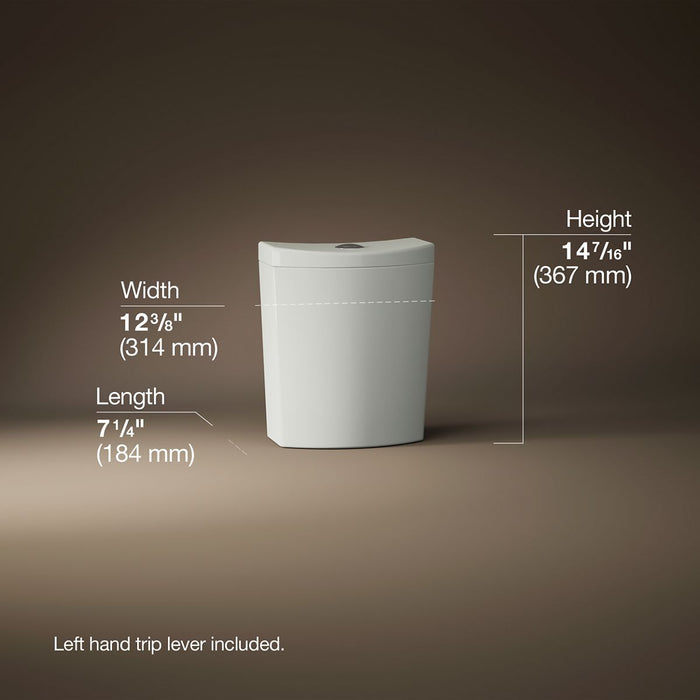KOHLER K-3569 Persuade Curv Toilet tank, dual-flush, dune - view 5