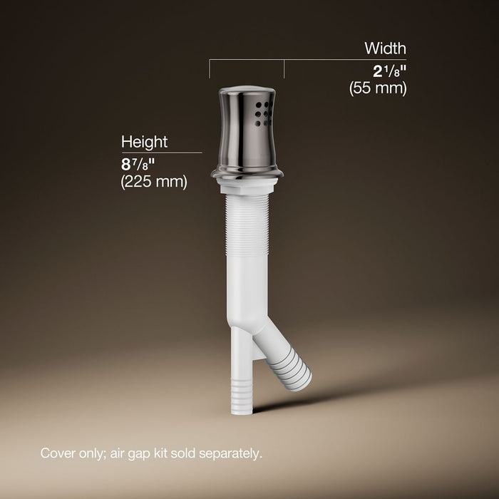 3/4 view of product with dimensions