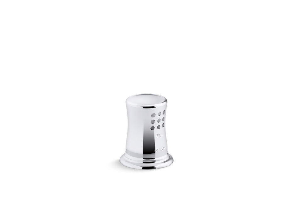 KOHLER K-35714 Air gap cover with collar, polished chrome