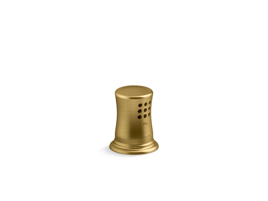 KOHLER K-35714 Air gap cover with collar, vibrant brushed moderne brass