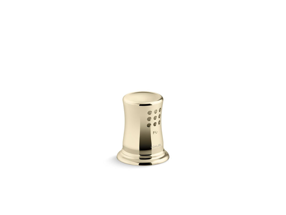 KOHLER K-35714 Air gap cover with collar, vibrant french gold