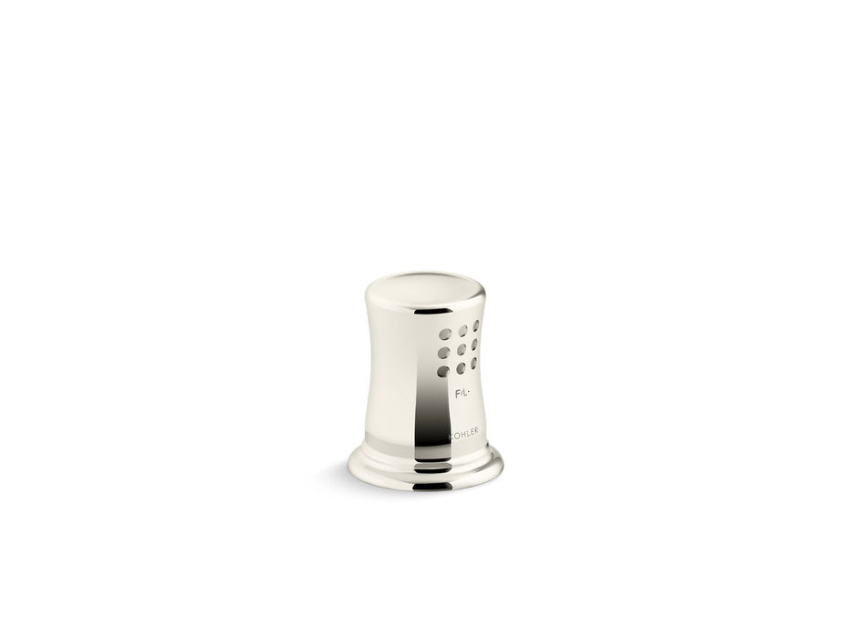 KOHLER K-35714 Air gap cover with collar, vibrant polished nickel