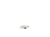 KOHLER K-35725 Garbage disposal air switch button, vibrant polished nickel