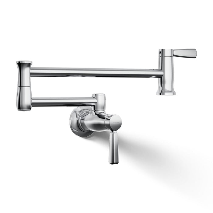 KOHLER K-35744 Wall-mount pot filler, polished chrome - view 4