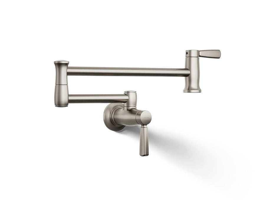 KOHLER K-35744 Wall-mount pot filler, vibrant stainless