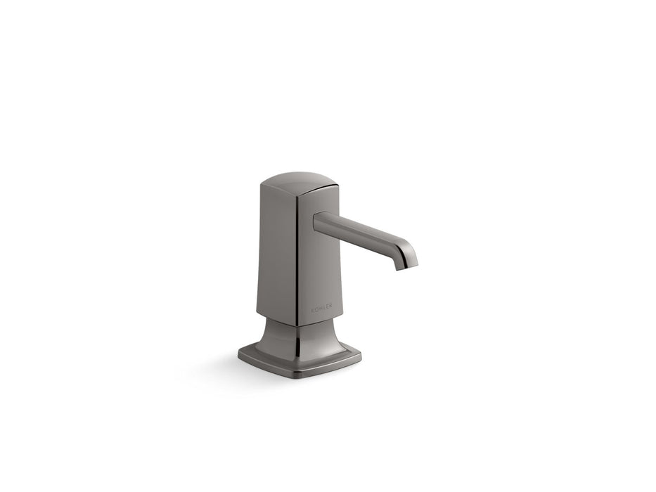 KOHLER K-35760 Graze Soap/lotion dispenser, vibrant titanium