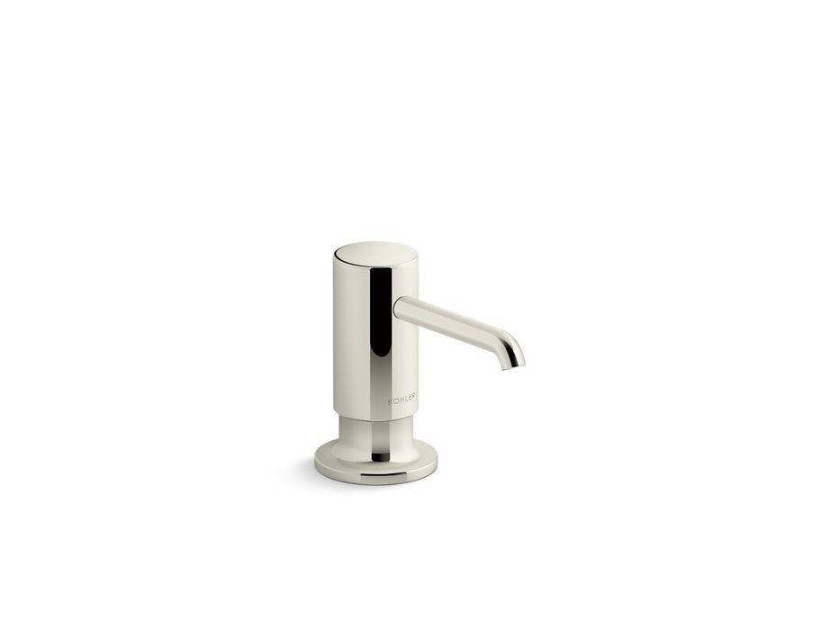 KOHLER K-35761 Purist Soap/lotion dispenser, vibrant polished nickel