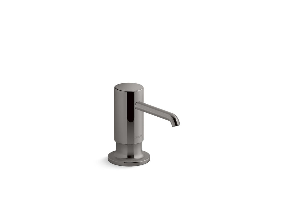 KOHLER K-35761 Purist Soap/lotion dispenser, vibrant titanium