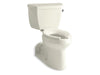 KOHLER K-3578-RA Barrington ComForteeight Two-piece elongated chair height toilet with concealed trapway, biscuit