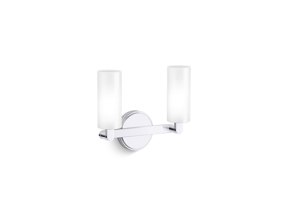 KOHLER K-35873-SC02 Crue Two-light sconce, polished chrome - view 2