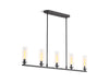 KOHLER K-35877-CH05 Crue 45" linear chandelier, matte black - view 2