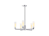 KOHLER K-35878-CH05 Crue 26" chandelier, polished chrome - view 2