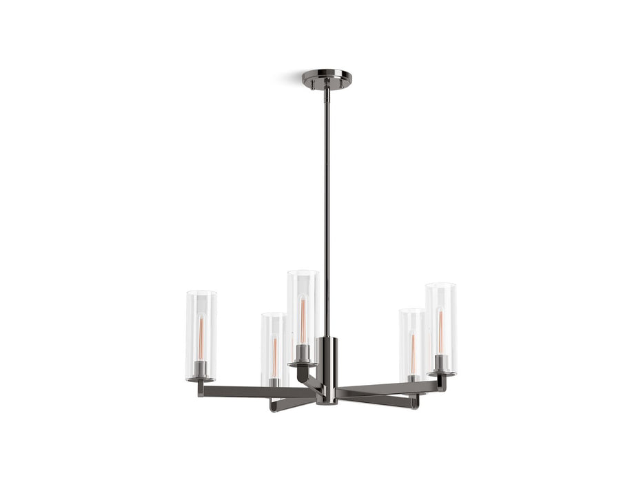 KOHLER K-35878-CH05 Crue 26" chandelier, titanium
