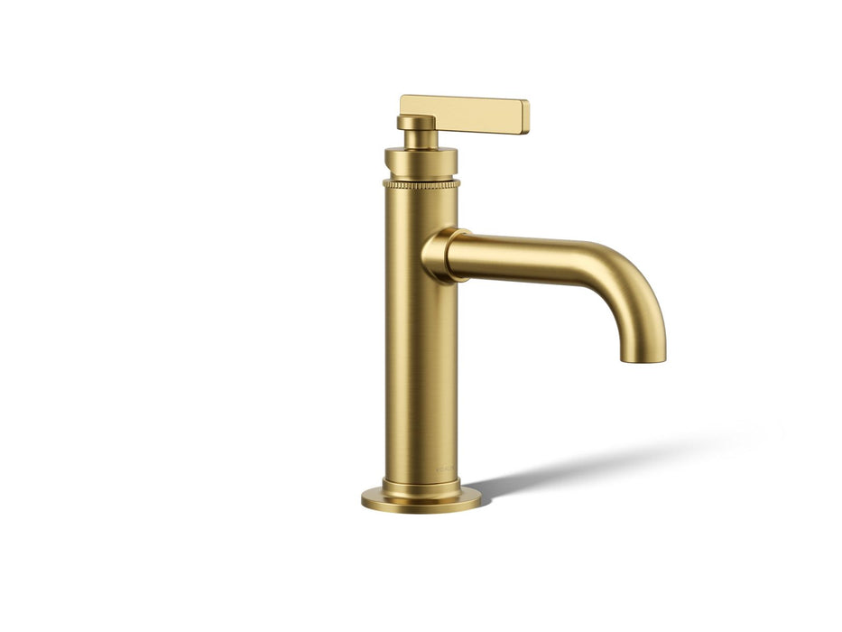 KOHLER K-35907-4N Castia by Studio McGee Single-handle bathroom sink faucet, 0.5 gpm, vibrant brushed moderne brass