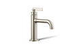 KOHLER K-35907-4N Castia by Studio McGee Single-handle bathroom sink faucet, 0.5 gpm, vibrant brushed nickel