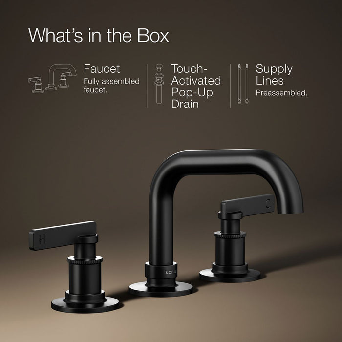 KOHLER K-35908-4 Castia by Studio McGee Widespread bathroom sink faucet, 1.2 gpm
