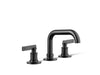 KOHLER K-35908-4K Castia by Studio McGee Widespread bathroom sink faucet, 1.0 gpm, matte black