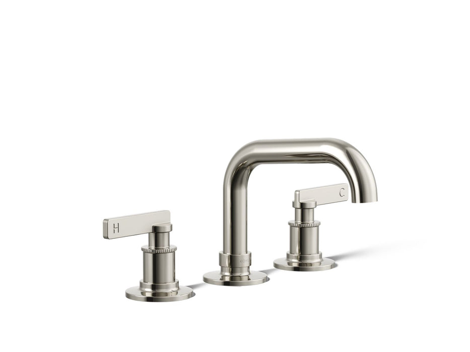 KOHLER K-35908-4K Castia by Studio McGee Widespread bathroom sink faucet, 1.0 gpm, vibrant polished nickel