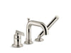 KOHLER K-35913-4 Castia by Studio McGee Deck-mount bath faucet with handshower, vibrant polished nickel