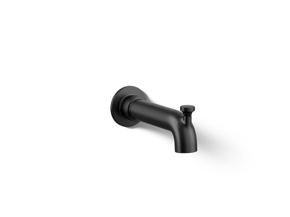KOHLER K-35923 Castia by Studio McGee Wall-mount bath spout with diverter, matte black