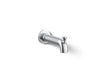 KOHLER K-35923 Castia by Studio McGee Wall-mount bath spout with diverter, polished chrome