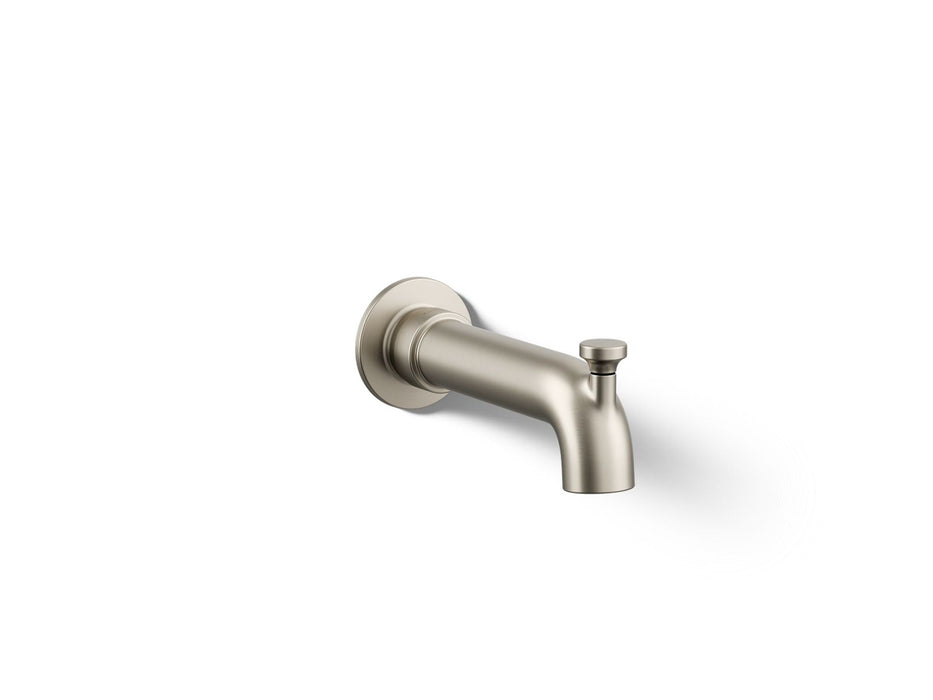 KOHLER K-35923 Castia by Studio McGee Wall-mount bath spout with diverter, vibrant brushed nickel