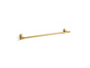 KOHLER K-35926 Castia by Studio McGee 24" towel bar, vibrant brushed moderne brass