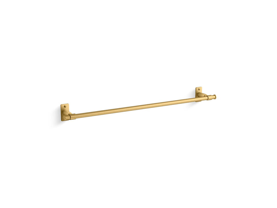 KOHLER K-35926 Castia by Studio McGee 24" towel bar, vibrant brushed moderne brass