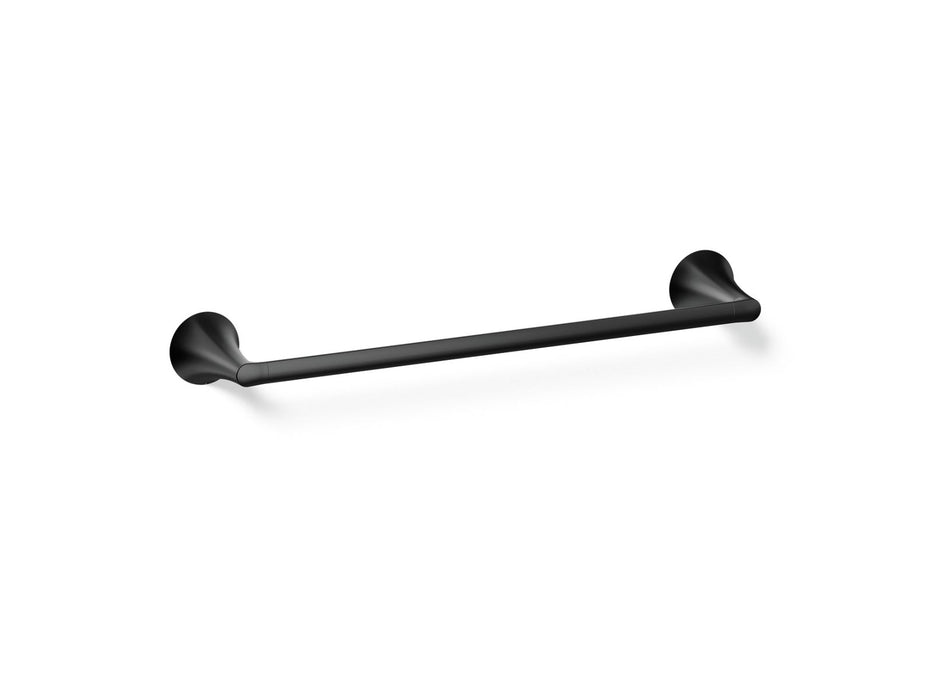 KOHLER K-35931 Buckley 18" towel bar, matte black
