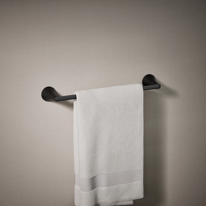 KOHLER K-35931 Buckley 18" towel bar, matte black - view 2