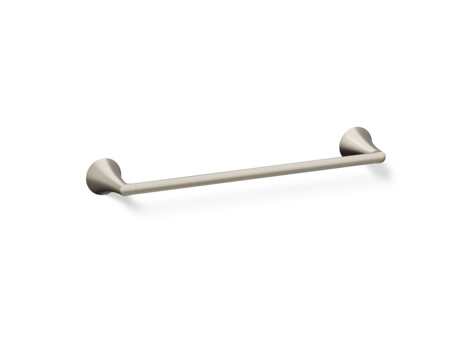 KOHLER K-35931 Buckley 18" towel bar, vibrant brushed nickel