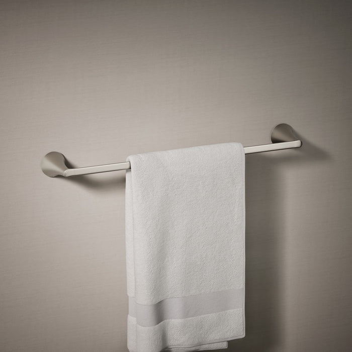 KOHLER K-35932 Buckley 24" towel bar, vibrant brushed nickel - view 3