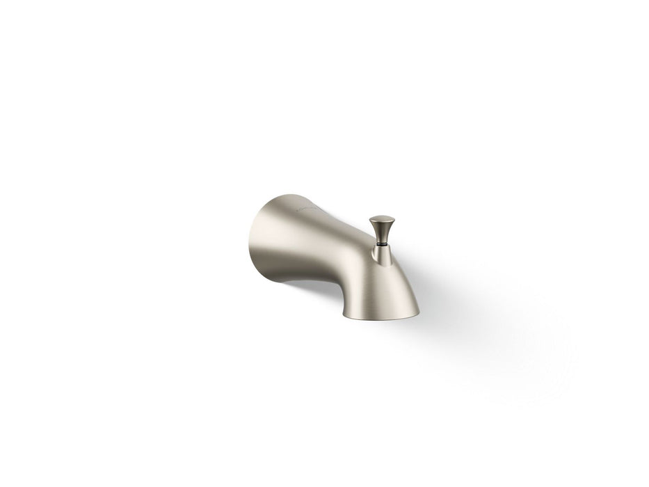 KOHLER K-35935 Buckley Wall-mount bath spout with diverter, vibrant brushed nickel