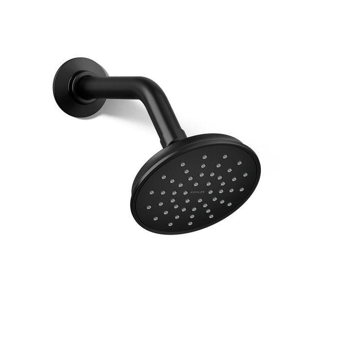 KOHLER K-35948 Bellera Single-function Showerhead, 1.75 GPM, matte black - view 3