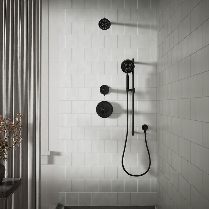 KOHLER K-35948 Bellera Single-function Showerhead, 1.75 GPM, matte black - view 4
