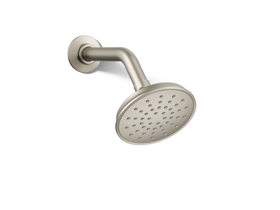 KOHLER K-35948 Bellera Single-function Showerhead, 1.75 GPM, vibrant brushed nickel