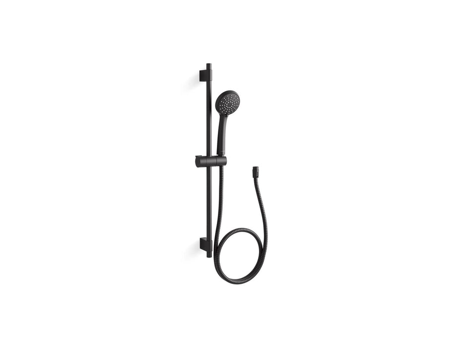 KOHLER K-35950 Bellera 28" Three-function Handshower Kit, 2.5 GPM, matte black