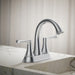 KOHLER K-35951-4 Buckley Centerset bathroom sink faucet, 1.2 gpm, polished chrome - view 4