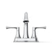KOHLER K-35951-4K Buckley Centerset bathroom sink faucet, 1.0 gpm, polished chrome - view 2