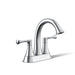 KOHLER K-35951-4K Buckley Centerset bathroom sink faucet, 1.0 gpm, polished chrome - view 5