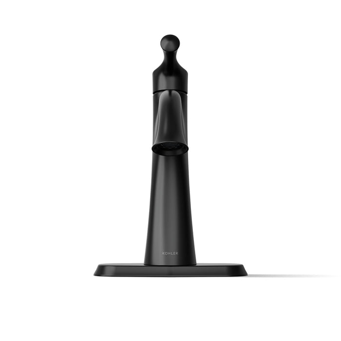 KOHLER K-35952-4 Buckley Single-handle bathroom sink faucet, 1.2 gpm, matte black - view 2