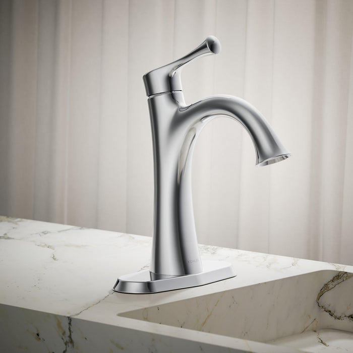 KOHLER K-35952-4 Buckley Single-handle bathroom sink faucet, 1.2 gpm, polished chrome - view 4